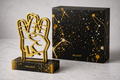 Sellout “The Lost Box: GOLD LA Hand” - Acrylic Resin Sculpture w Embellished Collection Box, The Lost Box Collector’s edition of 1 - 9”