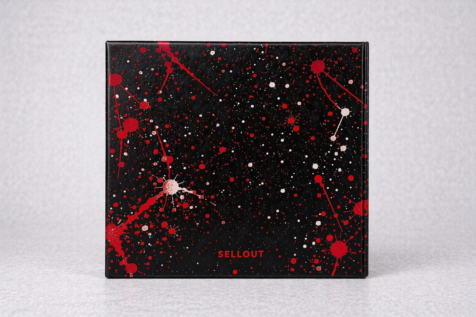 Sellout “The Lost Box: RED LA Hand” - Acrylic Resin Sculpture w Embellished Collection Box, The Lost Box Collector’s edition of 1 - 9”