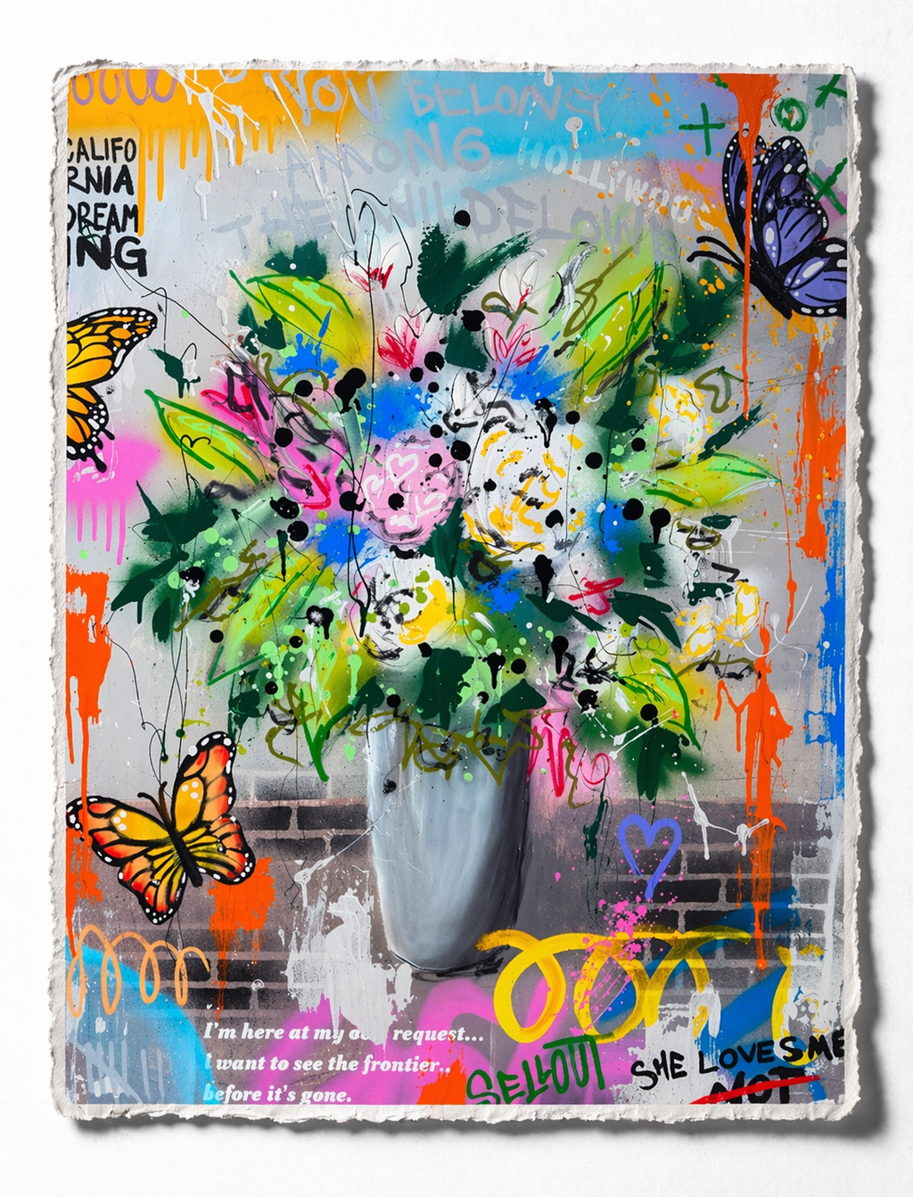 Sellout “You Belong Among the Wildflowers” - Archival Print, Single Edition of 25 - 16” x 20”