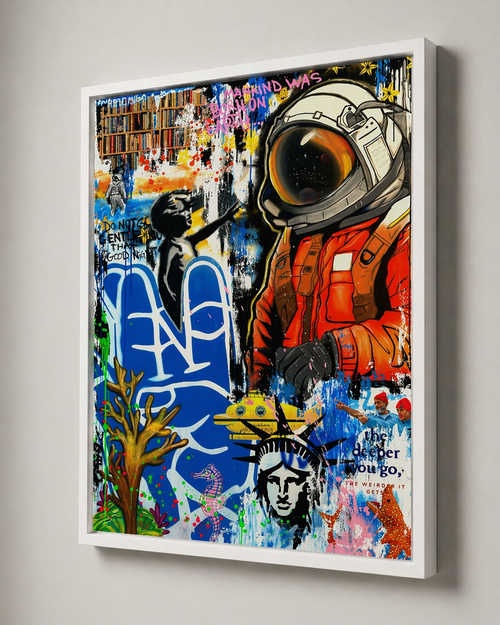 Sellout “Don’t Go Quietly” - Original on canvas, 1 of 1 - 60” x 48”