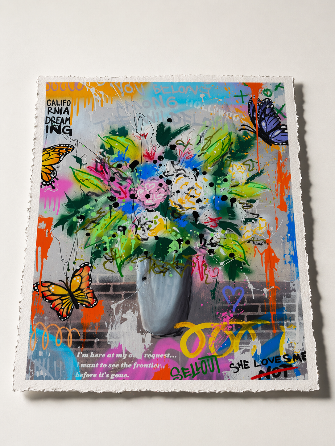 Sellout “You Belong Among the Wildflowers” - Archival Print, Single Edition of 25 - 16” x 20”