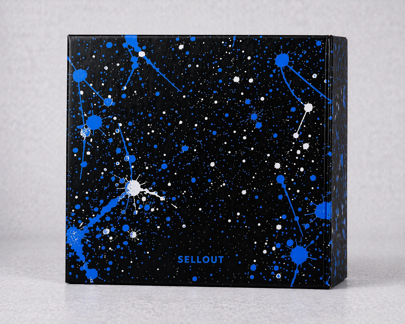 Sellout “The Lost Box: BLUE LA Hand” - Acrylic Resin Sculpture w Embellished Collection Box, The Lost Box Collector’s edition of 1 - 9”