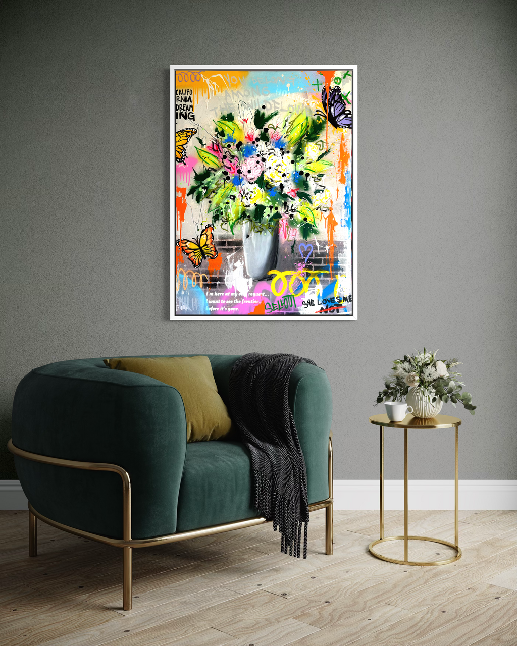 Sellout “You Belong Among the Wildflowers” - Original on Gallery Canvas, 1 of 1 - 40 x 30”